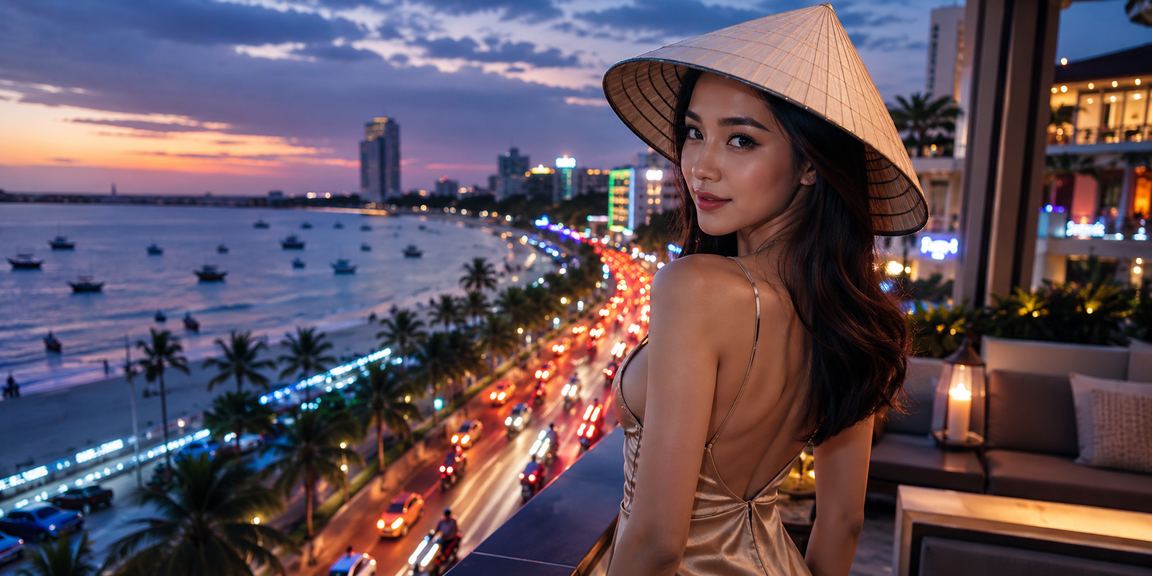 Thử slot jackpot mới tại resort Mũi Né lúc chiều tối
